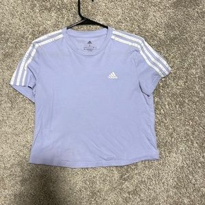 Adidas Cropped Top Size Small